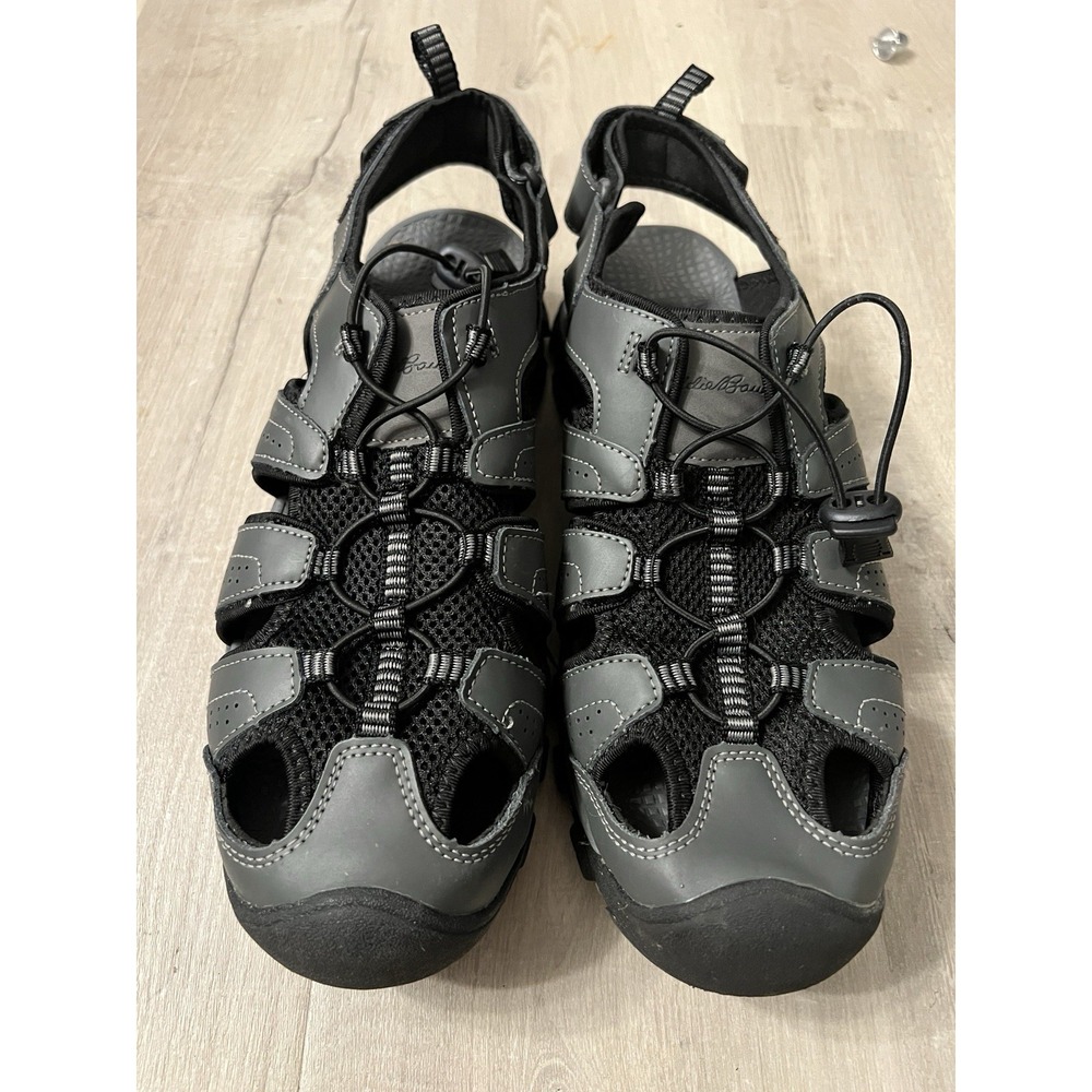 BRAND NEW Eddie Bauer Stewart Sport Sandals Mens 13M Black/Dark Gray
